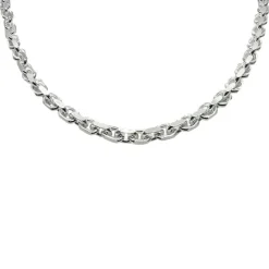 Ankarkedja Halsband Silver - 3 mm
