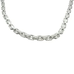Ankarkedja Halsband Silver - 5 mm